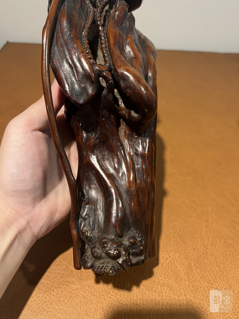明末清初 黄杨木罗汉像 - 图6